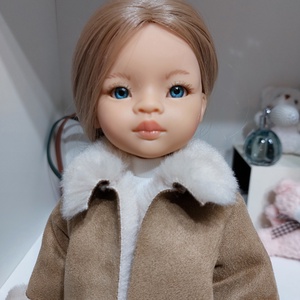 Paola Reina rövid mogyoróbarna szőrmekabátka - játék & sport - baba & babaház - babaruha, babakellék - Meska.hu