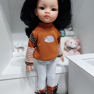 Paola Reina téli sünis hosszú ujjú pulcsis szett, Játék & Sport, Baba & babaház, Babaruha, babakellék, Varrás, MESKA