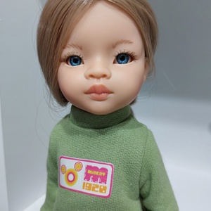 Paola Reina zöld Mickeys hosszú ujjú pulcsis szett - játék & sport - baba & babaház - babaruha, babakellék - Meska.hu