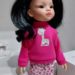 Paola Reina zsiráfos pulcsis-szoknyás szett, Játék & Sport, Baba & babaház, Babaruha, babakellék, Varrás, MESKA