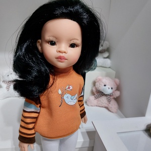 Paola Reina madárkás hosszú ujjú pulcsis szett, Játék & Sport, Baba & babaház, Babaruha, babakellék, Varrás, MESKA