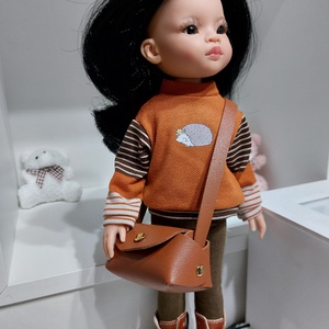 Paola Reina sünis hosszú ujjú pulcsis szett - játék & sport - baba & babaház - babaruha, babakellék - Meska.hu