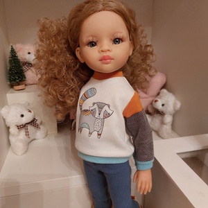 Paola Reina mosómedvés pulcsis szett, Játék & Sport, Baba & babaház, Babaruha, babakellék, Varrás, MESKA