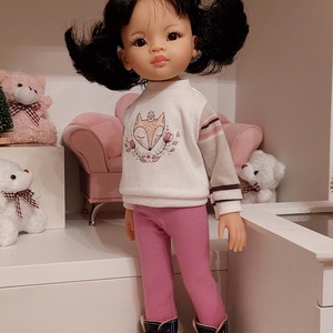 Paola Reina rókás pulcsis szett, Játék & Sport, Baba & babaház, Babaruha, babakellék, Varrás, MESKA