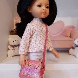 Paola Reina pink válltáska - játék & sport - baba & babaház - játékbaba, babakellék - Meska.hu