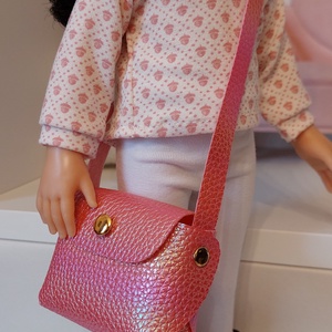 Paola Reina pink válltáska - játék & sport - baba & babaház - játékbaba, babakellék - Meska.hu