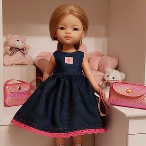 Paola Reina farmer ruha, Játék & Sport, Baba & babaház, Játékbaba, babakellék, Varrás, MESKA