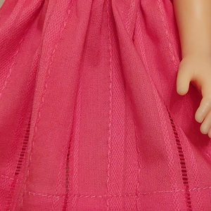 Paola Reina sötétrózsaszín ujjatlan ruha - játék & sport - baba & babaház - játékbaba, babakellék - Meska.hu