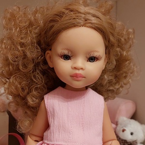 Paola Reina halványrózsaszín ujjatlan ruha - játék & sport - baba & babaház - játékbaba, babakellék - Meska.hu