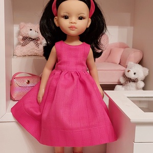 Paola Reina pink ujjatlan ruha - Meska.hu