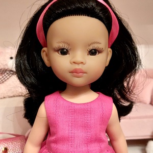 Paola Reina pink ujjatlan ruha - játék & sport - baba & babaház - játékbaba, babakellék - Meska.hu