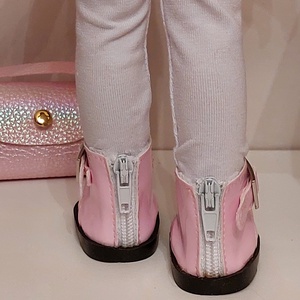 Paola Reina rózsaszín csatos bokacipőcske - játék & sport - baba & babaház - játékbaba, babakellék - Meska.hu