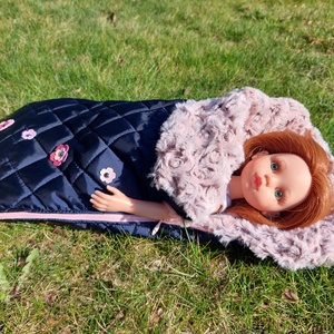 Paola Reina sötétkék hálózsák  - játék & sport - baba & babaház - játékbaba, babakellék - Meska.hu