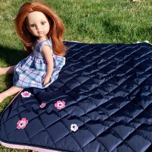 Paola Reina sötétkék hálózsák  - játék & sport - baba & babaház - játékbaba, babakellék - Meska.hu