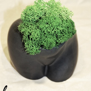 Jesmonite popsi váza, akrilgyanta váza, női test, környezetbarát, természetes, zerowaste - otthon & életmód - dekoráció - virágdísz és tartó - váza - Meska.hu