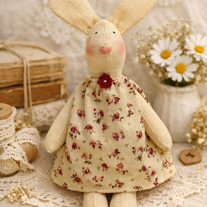 Bori nyuszi - kézzel készült, Waldorf ihletésű textilfigura, Játék & Sport, Plüssállat & Játékfigura, Más figura, Varrás, MESKA