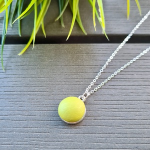 Lime - ezüst MINI medálos nyaklánc - ékszer - nyaklánc - medálos nyaklánc - Meska.hu