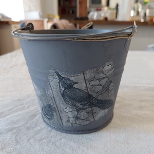 Dekor vödör - otthon & életmód - ház & kert - kerti dísz - Meska.hu