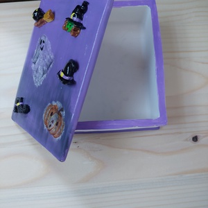 Bonbonier, Otthon & Életmód, Dekoráció, Halloween, Halloweeni dekoráció, Festett tárgyak, Gipszöntés, MESKA