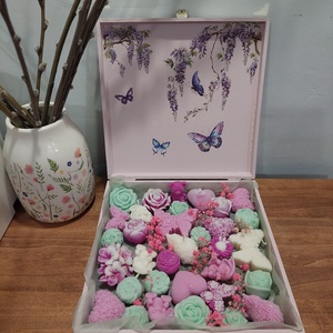 Illatviasz és gyertya box - Meska.hu