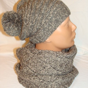 Kézzel kötött sapka - ruha & divat - sál, sapka, kendő - sapka - Meska.hu