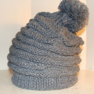 Kézzel kötött sapka - ruha & divat - sál, sapka, kendő - sapka - Meska.hu