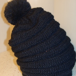 Kézzel kötött sapka - ruha & divat - sál, sapka, kendő - sapka - Meska.hu