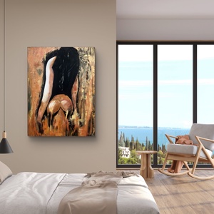 Szenvedélyes pillanat � Egyedi akril festmény - művészet - festmény - akril - Meska.hu