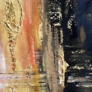 Szerelmesek a fény kapujában  Modern festmény - művészet - festmény - akril - Meska.hu