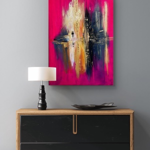 Szerelmesek a fény kapujában  Modern festmény - művészet - festmény - akril - Meska.hu