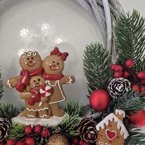 Karácsonyi ajtódísz - karácsony - karácsonyi lakásdekoráció - karácsonyi ajtódíszek - Meska.hu