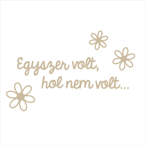 Felirat kiegészítő - Lyukas virág - otthon & életmód - babaszoba, gyerekszoba - babaszoba dekoráció - Meska.hu