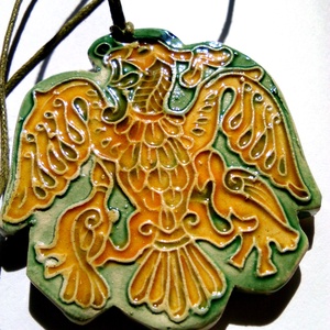 Rakamazi turul sárga zöld nyakbavaló -  - Meska.hu