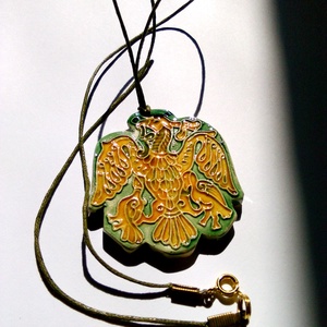 Rakamazi turul sárga zöld nyakbavaló -  - Meska.hu