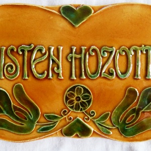 Isten hozott tábla -  - Meska.hu