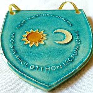 Székely címer plakett - Tamási Áron idézettel -  - Meska.hu