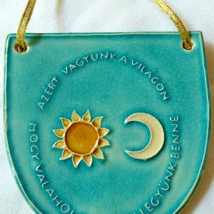 Székely címer plakett - Tamási Áron idézettel -  - Meska.hu