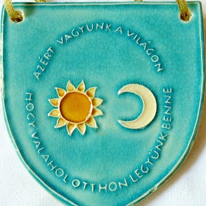 Székely címer plakett - Tamási Áron idézettel -  - Meska.hu