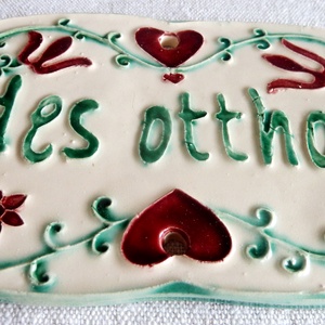 Édes otthon-  tábla -  - Meska.hu