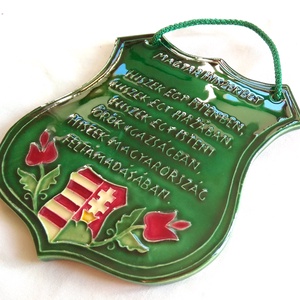 Magyar hiszekegy - művészet - szobor - kerámia - Meska.hu