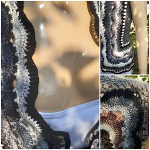 Lili horgolt  mellény, kötött, csipke, kabát - ruha & divat - női ruha - mellény - Meska.hu