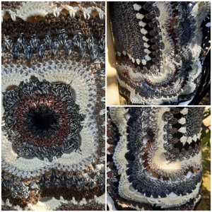 Lili horgolt  mellény, kötött, csipke, kabát - ruha & divat - női ruha - mellény - Meska.hu