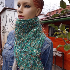 Karácsony, női, férfi sál, hosszú - ruha & divat - sál, sapka, kendő - sál - Meska.hu