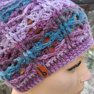 AKCIÓ! Női sapka, sál, horgolt, kötött: Giorgia  - ruha & divat - sál, sapka, kendő - sapka & sál szett - Meska.hu