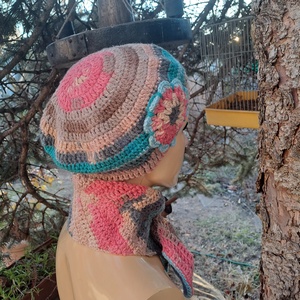 Sapka, sál, horgolt szett, Alíz - ruha & divat - sál, sapka, kendő - sapka & sál szett - Meska.hu