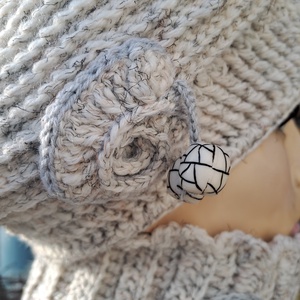 Sapka, sál, horgolt szett, Lavina - ruha & divat - sál, sapka, kendő - sapka & sál szett - Meska.hu