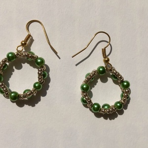 Elegant 001 - ékszer - fülbevaló - lógós kerek fülbevaló - Meska.hu