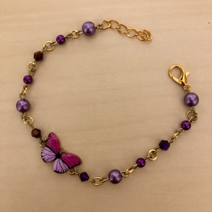 Butterfly 003 - ékszer - karkötő - charm karkötő - Meska.hu