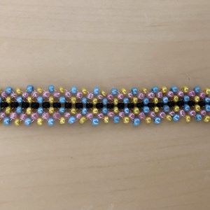 CandyCane 001 - ékszer - karkötő - gyöngyös karkötő - Meska.hu