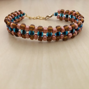 CandyCane 002 - ékszer - karkötő - gyöngyös karkötő - Meska.hu